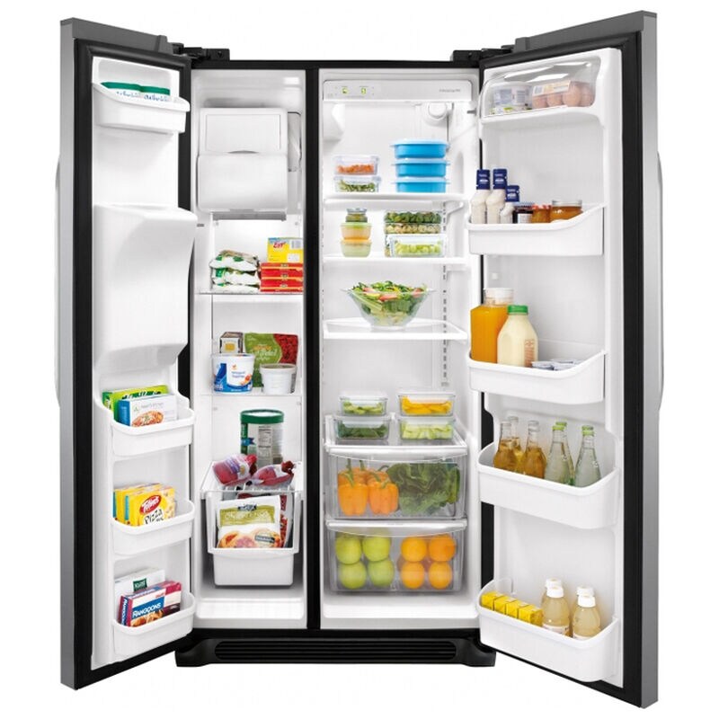 Frigidaire 22.07 Cu. Ft. Side-by-Side Refrigerator - Stainless Steel, , hires