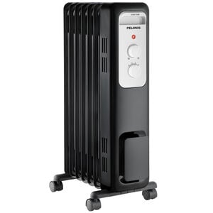 Pelonis 1500 W Radiant Space Heater with 3 Heat Settings & Overheat Safety Shut-Off - Black, , hires