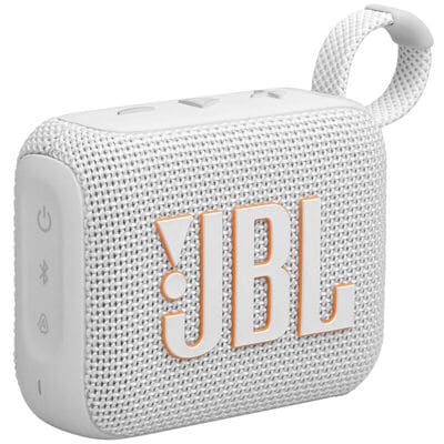 JBL Go 4 Ultra-Portable Bluetooth Speaker - White | JBLGO4WHT