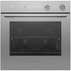 Fisher & Paykel Series 5 24 in. 3.0 cu. ft. Electric Single Wall Oven with Standard Convection - Brushed Silver Glass, , hires