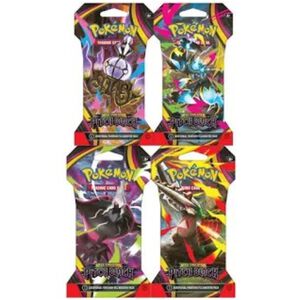 Pokemon Trading Card Game: Mega Evolution - Pitch Black Sleeved Booster Pack, , hires