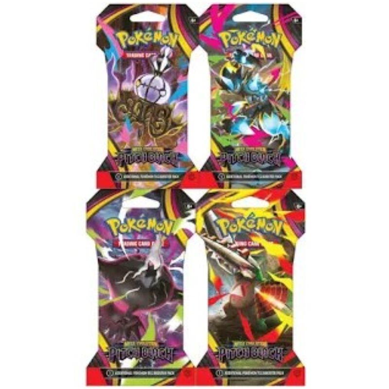 Pokemon Trading Card Game: Mega Evolution - Pitch Black Sleeved Booster Pack, , hires