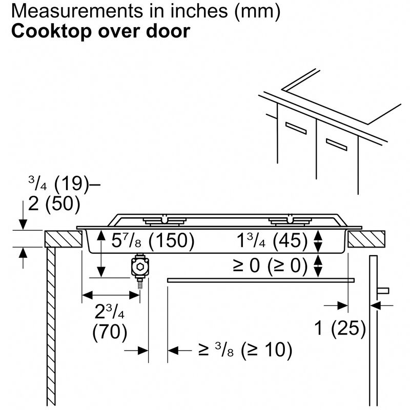 Bosch 300 Series 30 in. 5-Burner Natural Gas Cooktop with Simmer Burner & Power Burner - Stainless Steel, , hires