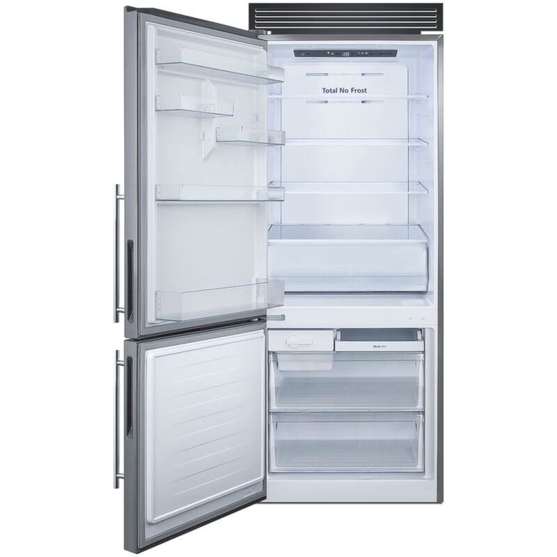 Summit 28 in. 14.6 cu. ft. Counter Depth Bottom Freezer Refrigerator - Stainless Steel, , hires