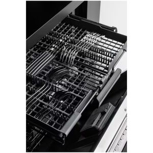Bertazzoni 24 in. Top Control Flush-Mount Dishwasher with 39 dBA Sound Level, 3rd Rack & PowerDry Plus System - Custom Panel Ready, , hires