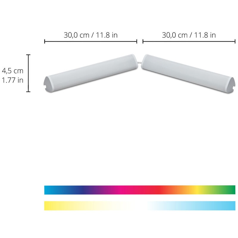 WiZ Bar Light (800 lumens) Smart AC-powered, dual-zone accent lamp with Wi-Fi and Bluetooth, , hires