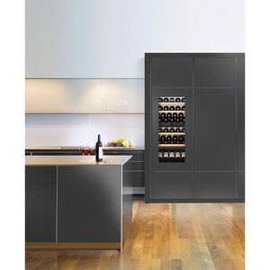 Liebherr 22 in. Built-in Wine Cabinet with Wood Racks, Dual Temperature Zones & 48 Bottle Capacity - Custom Panel Ready, , hires