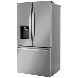 LG 36 in. 25.5 cu. ft. Smart Counter Depth French Door Refrigerator with External Ice & Water Dispenser - PrintProof Stainless Steel, , hires