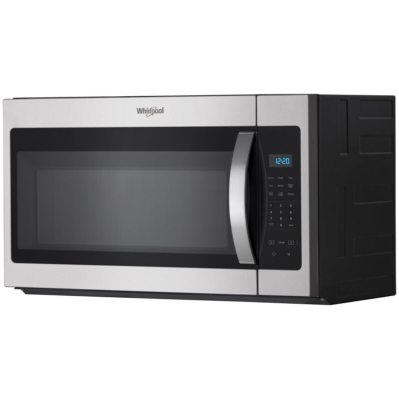 Whirlpool 30" 1.7 Cu. Ft. Over-the-Range Microwave with 10 Power Levels & 300 CFM - Fingerprint Resistant Stainless Steel, Stainless Steel, hires