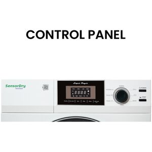 Equator Premium Compact 24 in. 3.1 cu. ft. Stackable Electric Dryer with Sensor Dry & Sanitize Cycle - White, , hires