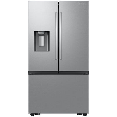 Samsung 36 in. 30.5 cu. ft. Smart French Door Refrigerator with External Ice & Water Dispenser - Fingerprint Resistant Stainless Steel | RF32CG5400SR