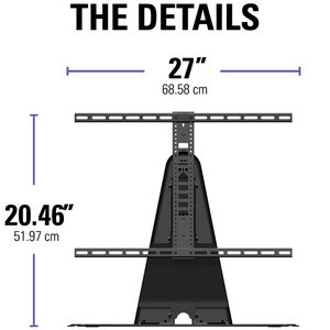 Sanus Systems Swiveling TV Base fits TVs 32-60", , hires