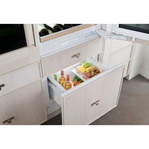 Monogram 30 in. Built-in Wine Sommelier with Wood Racks, Dual Temperature Zones & 106 Bottle Capacity - Custom Panel Ready, , hires