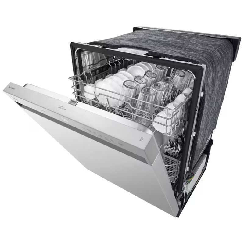 LG 24 in. Front Control Dishwasher with 50 dBa Sound Level, Dynamic Dry & Pocket - Stainless Steel, , hires