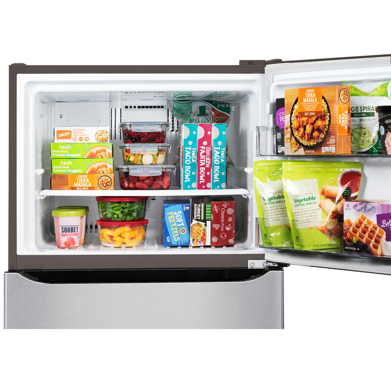 LG 30 in. 20.2 cu. ft. Top Freezer Refrigerator - Stainless Steel