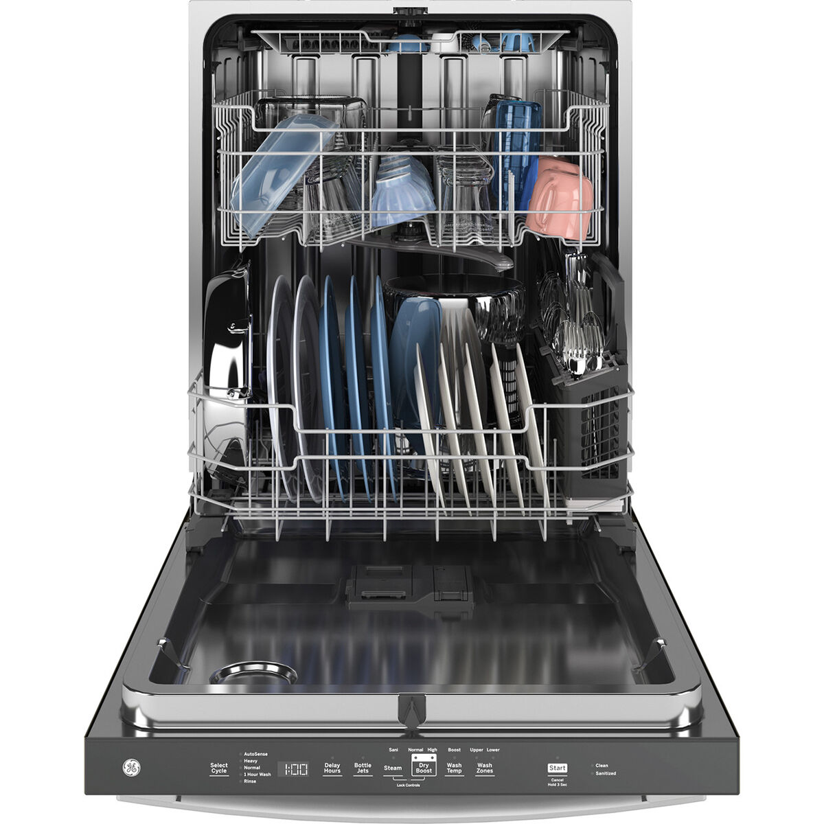 GE 24 in. Built In Dishwasher with Top Control 45 dBA Sound Level