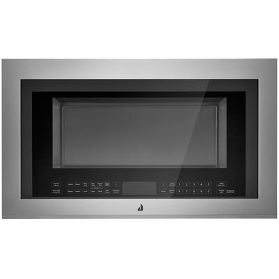 JennAir Euro-Style Series 30" 1.9 Cu. Ft. Over-the-Range Microwave with 10 Power Levels, 400 CFM & Sensor Cooking Controls - Stainless Steel | JMV9196CS