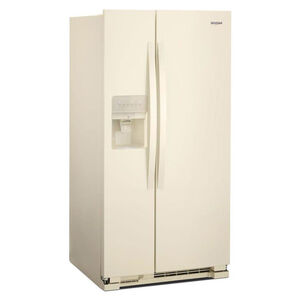 Whirlpool 33" 21.4 Cu. Ft. Side by Side Refrigerator with Filtered Ice & Water Dispenser - Biscuit, Biscuit, hires