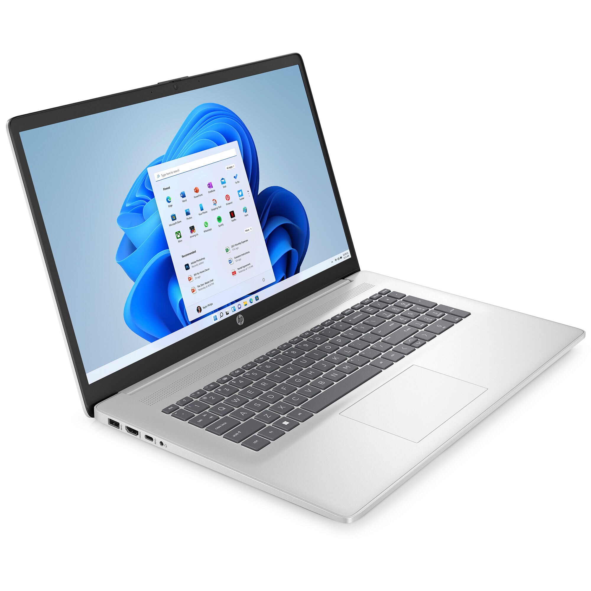 HP 17.3 Inch Laptop Intel Core i3 1215U 12GB RAM 512GB SSD Intel