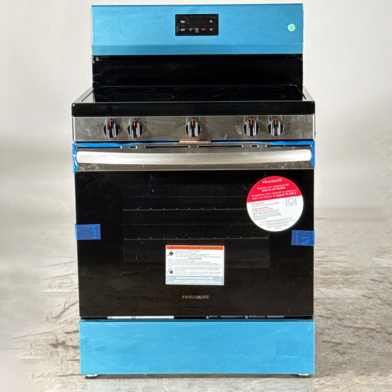Frigidaire 30 in. 5.3 cu. ft. Electric Range with Smoothtop Burners - Stainless Steel (Open Box Excellent Condition), , hires