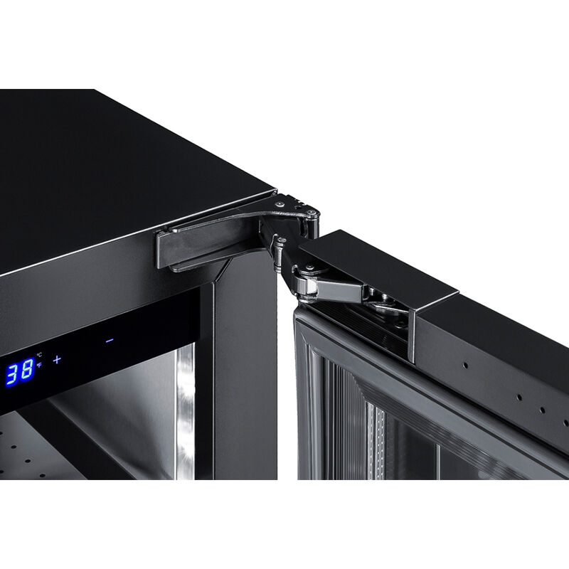 Summit 15 in. Built-In/Freestanding 1.8 cu. ft. Compact Beverage Center with Adjustable Shelves & Digital Control - Stainless Steel, , hires