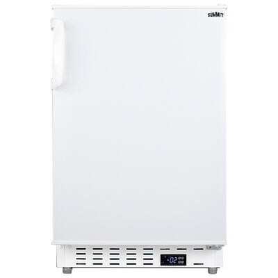 Summit 20 in. 2.7 cu. ft. Built-In Compact Upright Freezer with Adjustable Shelves - White | ALFZ36