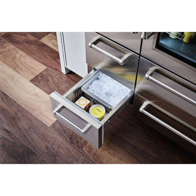 Sub-Zero Pro 48 in. 30.4 cu. ft. Built-In Smart Counter Depth 6-Door Side-by-Side Refrigerator with Glass Door & Ice Maker - Stainless Steel, , hires