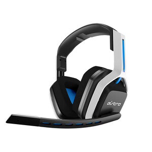 Astro Gaming A20 Wireless Stereo Gaming Headset Gen 2 for PlayStation 5, PlayStation 4, PC and Mac - White/Blue, , hires