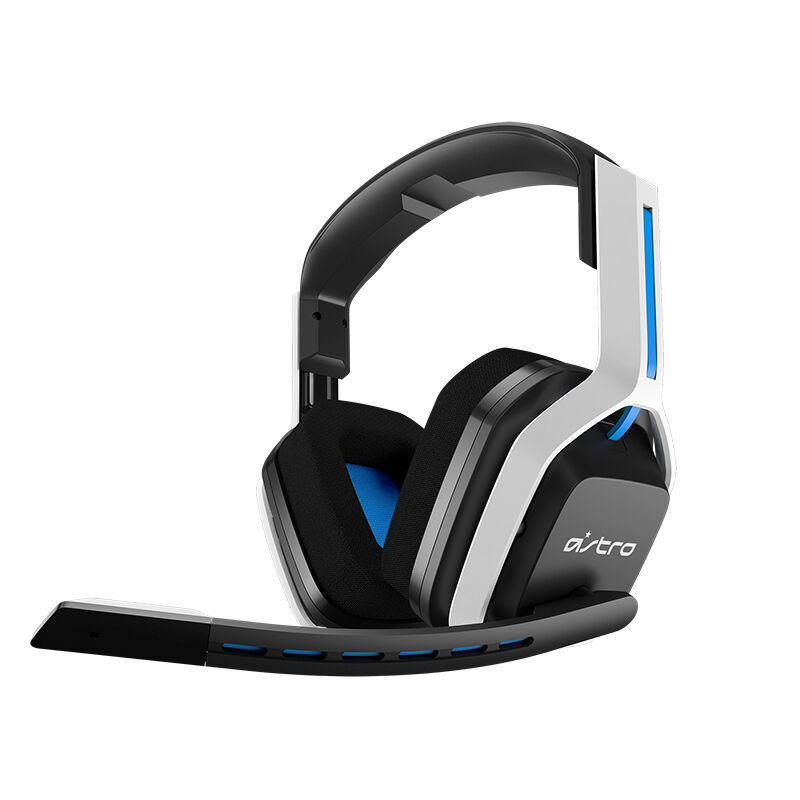Astro Gaming A20 Wireless Stereo Gaming Headset Gen 2 for PlayStation 5, PlayStation 4, PC and Mac - White/Blue, , hires