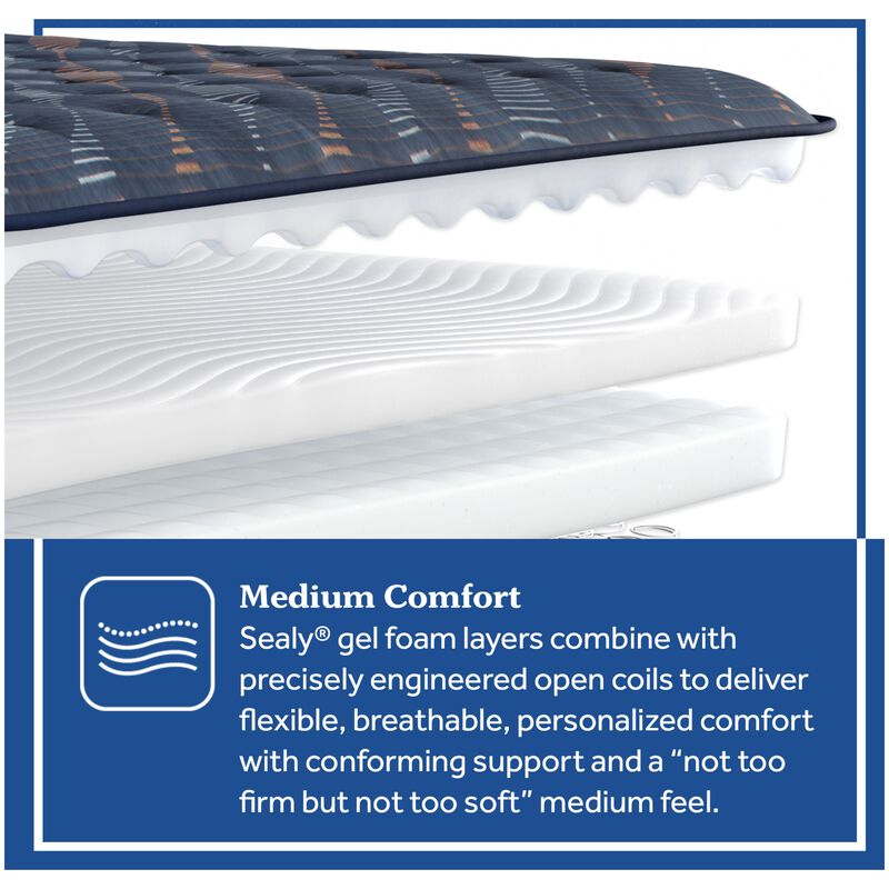 Sealy Warner Special Edition Medium Innerspring Twin XL Size Mattress, , hires