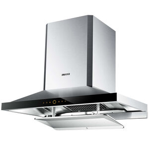 Fotile Perimeter Series 36 in. Ducted Chimney Style Range Hood with 1000 CFM, 3 Fan Speeds & 2 LED Lights - Stainless Steel, , hires