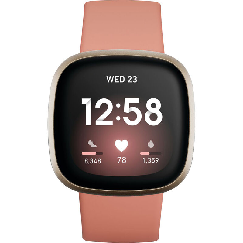 fitbit smartwatch rose gold