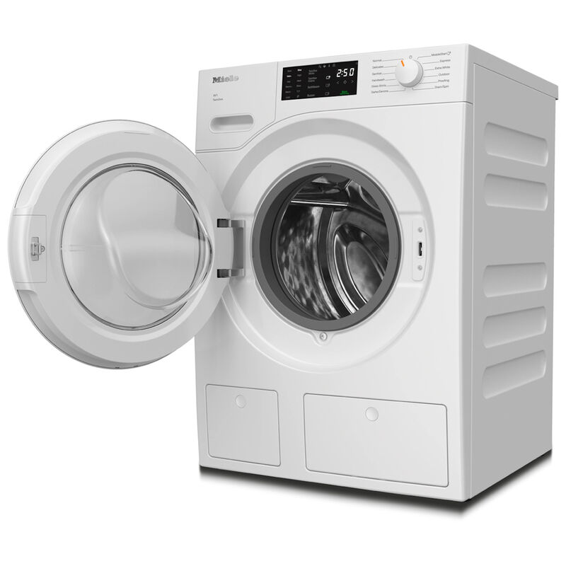 Miele 24 in. 2.2 cu. ft. Smart Stackable Front Load Washer with Sanitize & Steam Cycle - Lotus White, , hires