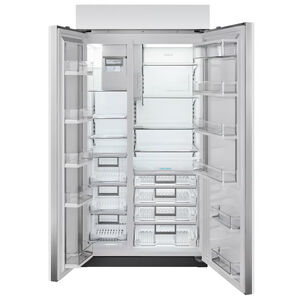 Sub-Zero Classic 42 in. 24.5 cu. ft. Built-In Smart Counter Depth Side-by-Side Refrigerator with Professional Handles, Internal Ice & Water Dispenser - Stainless Steel, , hires