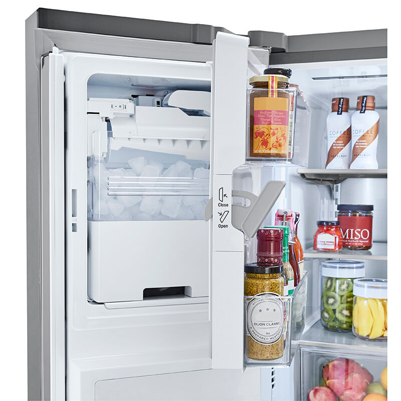 LG 33 in. 24.2 cu. ft. Smart French Door Refrigerator with External Ice & Water Dispenser - Stainless Steel, Stainless Steel, hires