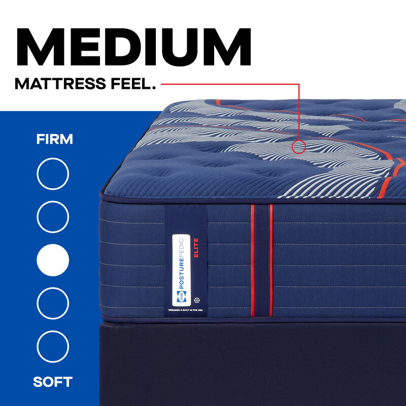 Sealy Brenham II Posturepedic Elite Medium Innerspring Full Size Mattress, , hires