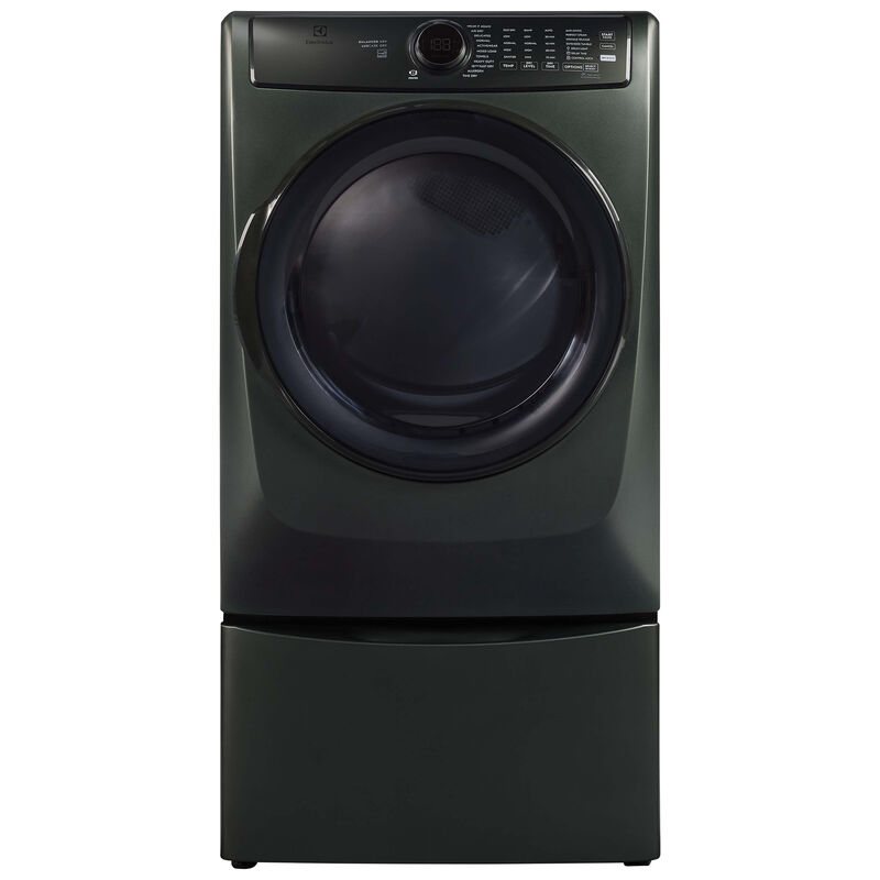 Electrolux 27 in. 8.0 cu. ft. Stackable Electric Dryer with LuxCare Dry, Instant Refresh, Sensor Dry, Sanitize & Perfect Steam Cycle - Alpine Green, Alpine Green, hires