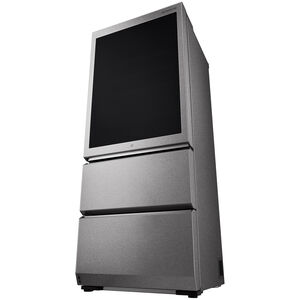 LG Signature InstaView 28 in. Freestanding Smart Wine Cooler with 2 Freezer Drawers, Multi-Zone & 65 Bottle Capacity - Textured Steel, , hires