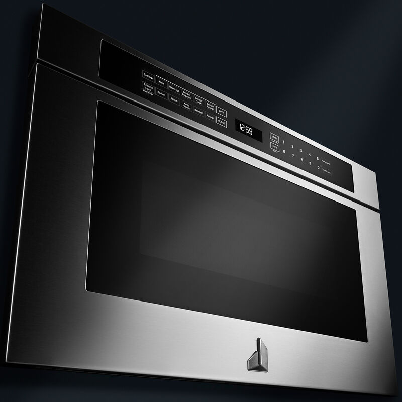 JennAir Rise 24 in. 1.2 cu. ft. 950W Drawer Microwave with Sensor Cooking - Stainless Steel, , hires
