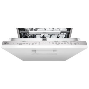 SKS 24 in. Top Control Flush-Mount Smart Dishwasher with 44 dBa Sound Level & 3rd-Rack - Custom Panel Ready, , hires