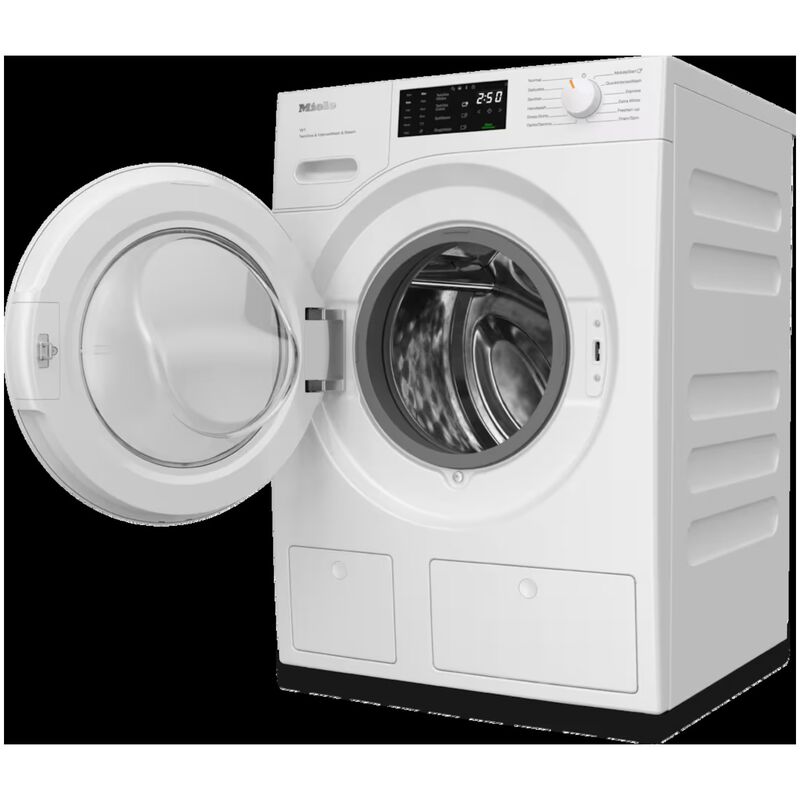 Miele 24 in. 2.26 cu. ft. Smart Stackable Front Load Washer with Sanitize & Steam Cycle - Lotus White, , hires