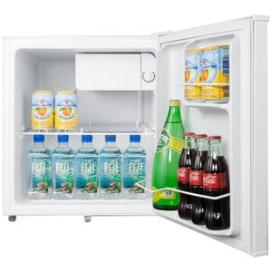 Summit 18 in. 1.7 cu. ft. Mini Fridge with Freezer Compartment - White, , hires
