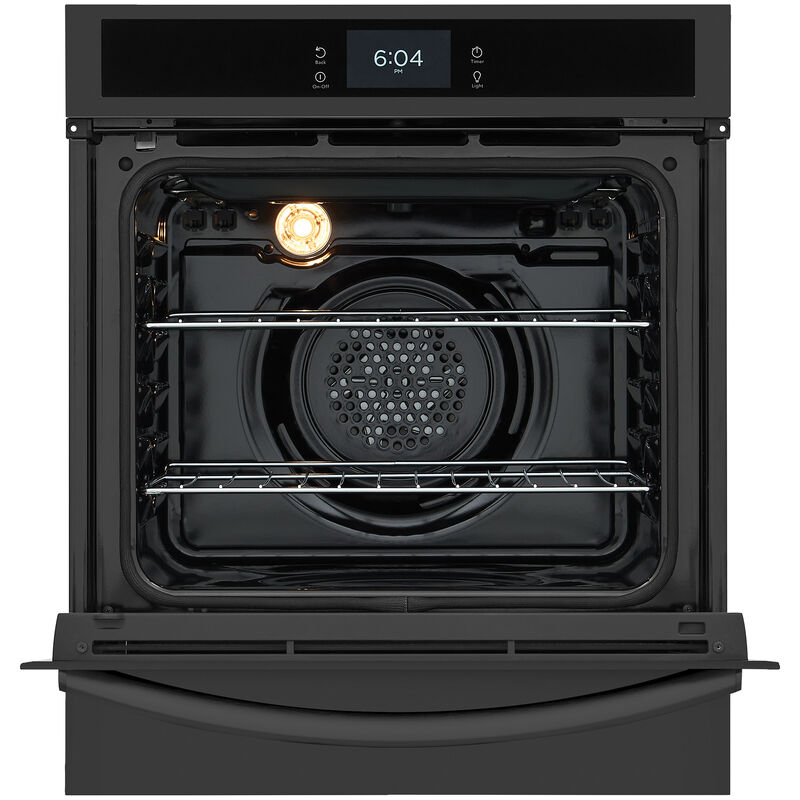 Frigidaire Gallery 24 in. 2.8 cu. ft. Steam Electric Single Wall Oven with True European Convection - Black, , hires