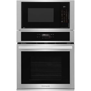 Frigidaire 27 in. 5.4 cu. ft. Electric Microwave/Wall Oven Combo with Standard Convection & Sensor Cooking - Stainless Steel, , hires