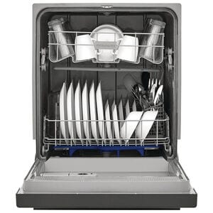 Frigidaire 24 in. Front Control Dishwasher with 62 dBa Sound Level & Pocket - Stainless Steel, Stainless Steel, hires