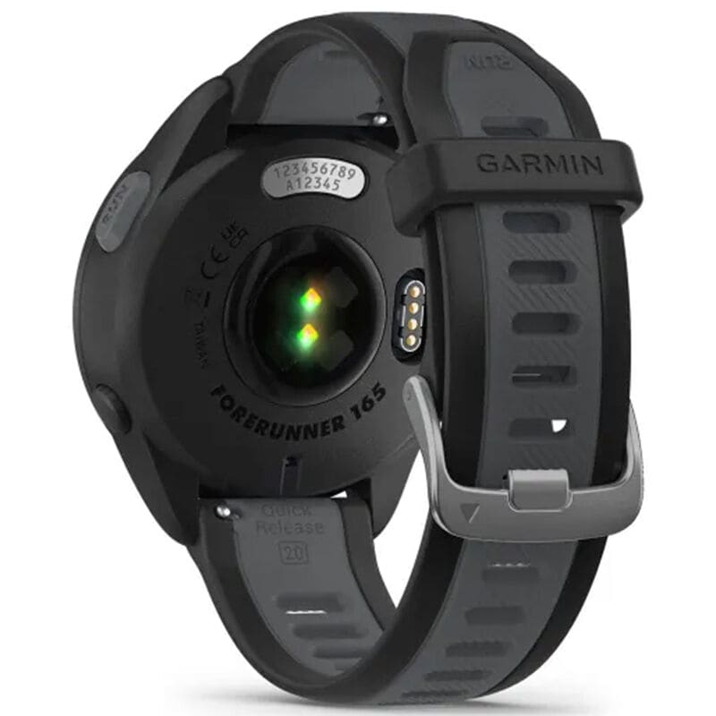 Garmin Forerunner 165 Running Smartwatch - Black/Slate Gray, , hires