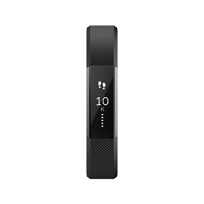Fitbit Alta Fitness Tracker with Size Large Wristband - Black, Black, hires