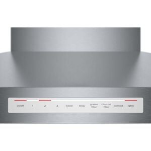 Bosch 500 Series 36 in. Smart Convertible Chimney Style Range Hood with 600 CFM, 4 Fan Speeds & 2 LED Lights - Stainless Steel, , hires