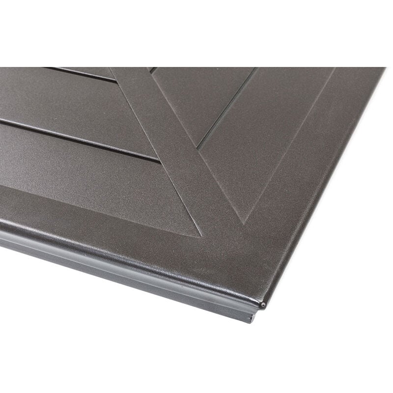 Hanover Montclair 7-Piece Dining Set with 6 Swivel Rockers - Tan/Brown, , hires