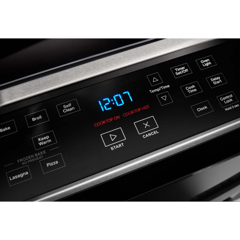 Whirlpool 30 in. 4.8 cu. ft. Slide-In Electric Range with Radiant Burners - White, White, hires